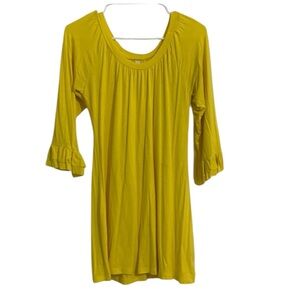 Cezanne Women’s Yellow Dress Blouse (fits like a M/L)